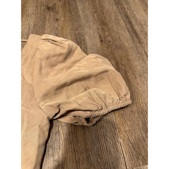 Reformation Women's Alley Puffy Short Sleeve Top Size 10 - Picture 5 of 12